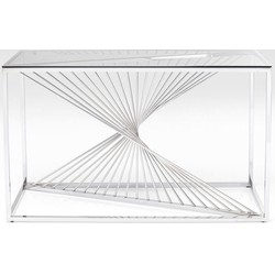 Kare Sidetable Laser Silver