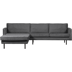 BePureHome Rodeo Chaise Longue Links - Velvet - Mountain - 85x300x155