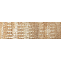 Beliani KAMBERLI - Laagpolig-Beige-Jute