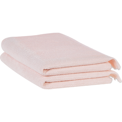 Beliani ATIU - Handdoek-Roze-Badstof