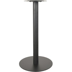 LABEL51 Bartafel Tafelpoot Enkel - Zwart - Metaal - Enkel Rond 92 cm