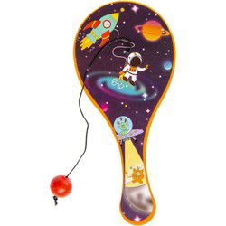 Decopatent 48 STUKS Space Paddle Bat Bal Spel met Elastiek - Speelgoed Traktatie Uitdeelcadeautjes voor kinderen - Uitdeelcadeaus