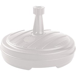 Parasolvoet - rond - wit - 13 liter - D45 cm - parasolhouder - Parasolvoeten