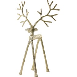 Light & Living - Ornament DEER - 19x13x39cm - Goud