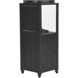 Cozy Living sfeerhaard Sevilla carbon black 55x55xH151