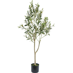 Greenmoods Kunst Olijfboom - Olea europaea - Nep plant - 1 Stuk - 120cm