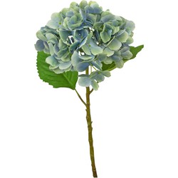 Kunst Hortensia Deluxe 55 cm blauw