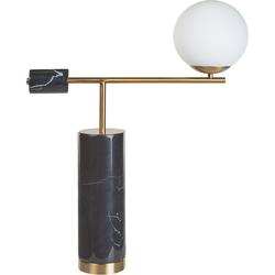 HONDO - Tafellamp - Zwart/Goud - Metaal