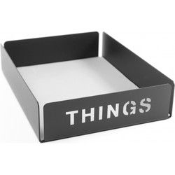 Trendform Bijzettafel dienblad - Dingen - Zwart