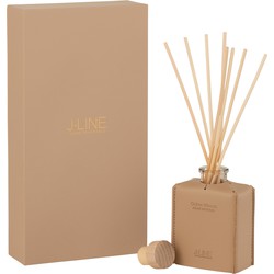 J-line - Geurolie Leder Bruin 100ml - 14.5x5x27cm