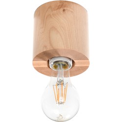 Plafondlamp scandinavisch salgado natuurlijk hout