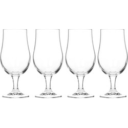 4x Glazen voor speciaalbier 370 ml - Bierglazen