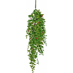 Hoyz Greenery - Kunst hangplant Gardenia met besjes 81 cm