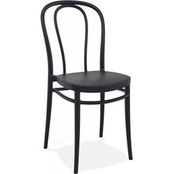 JAMAR stoel 52x45x85 cm Zwart
