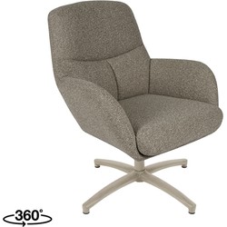 LABEL51 Fauteuil Chill Zone - Truffel grijs - Boucle - One Size