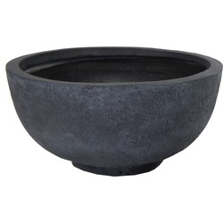 Arizona Round Bowl Graphite D55H27 cm bloempot - MCollections