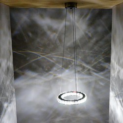 Cosmo Casa LED Hanglamp - Hanglamp - Plafondlamp - Hangende Lamp - Kristalglas