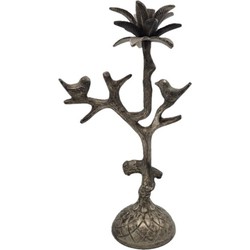 Kandelaar - Bird - Silver Antique