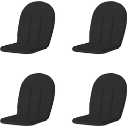 Madison -  Tuinkussen Kettler Comfort/Prince Rib black - Ca. 105x52 cm - Set van 4