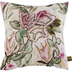PTMD Sierkussen Ayumi - 45x3x45 cm - Katoen - Roze