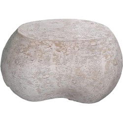 PTMD Bloempot Hiranya - 66x46x40 cm - Glasvezel - Wit