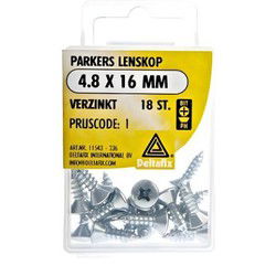 Parkers 4,8xx16mm verz 18st