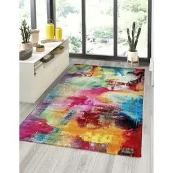 Vernazza Kleurrijk Multi vloerkleed - - 80 X 150 CM
