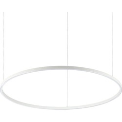 Ideal Lux - Oracle slim - Hanglamp - Aluminium - LED - Wit