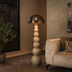 Hoyz Collection - Vloerlamp Sphere Natural - Natural Grey