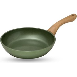 Go Green Eco Koekenpan 20 cm Groen -  Plantaardige Vegan Pan