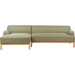 Beliani SOSJO - Hoekbank-Groen-Polyester
