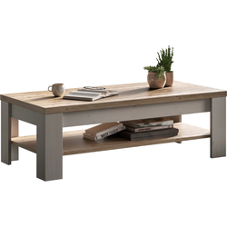 Salontafel met onderblad voor opbergruimte L110 cm - COUNTRY