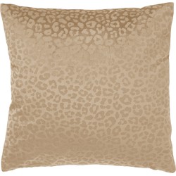 Dutch Decor CHESSY - Sierkussen met dierenprint 45x45 cm Pumice Stone - beige - Dutch Decor