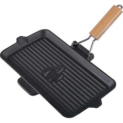 Buccan - Gietijzeren Grill pan - 34cm  - Zwart