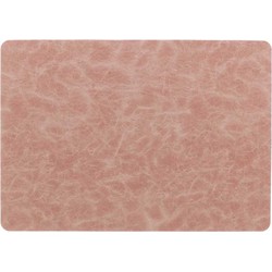 Unique Living | Placemat Nils | Rechthoekig | Polyester | Oud Roze | 30x43cm