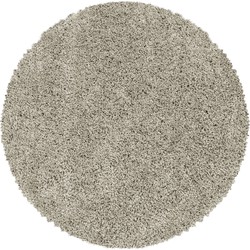 Tapijtenloods Monaco Soft Rond Shaggy Hoogpolig Vloerkleed Beige- 160 CM ROND