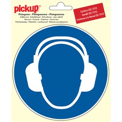 Deco picto oorbescherming dragen - Pickup
