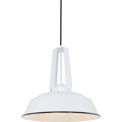 Modern Industriële hanglamp Mexlite Eden Wit