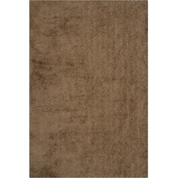 Safavieh Shaggy Indoor handgetuft vloerkleed, Venice Shag Collection, SG256, in Taupe, 152 X 244 cm