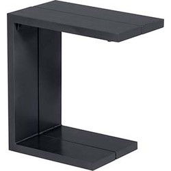 Cube bijzettafel - aluminium - carbon black - 48,2x28,6xH53 cm