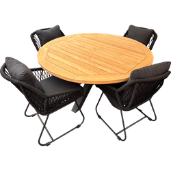Palma dining set 5-delig