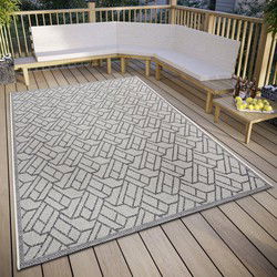 Buitenkleed - Eru Beige/Grijs - 76 X 150 CM