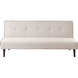 Beliani VISBY - Driezitsbank-Beige-Polyester