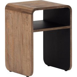 DTP Home Nightstand Evo,55x40x35 cm, recycled teakwood