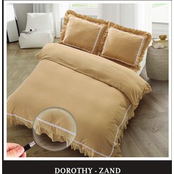 Hotel Home Collection - Dekbedovertrek - Dorothy - 200x200/220 +2*60x70 cm - Zand