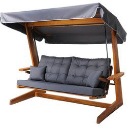 Westmann Houten Verandaschommel Sia 2400 - Antraciet - 120x236x190 cm