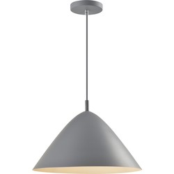 QUVIO Hanglamp rond grijs - QUV5138L-GREY