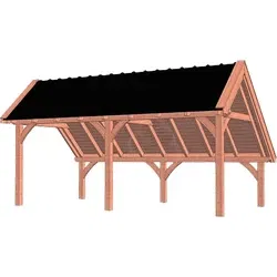 Trendhout douglas kapschuur De Hoeve XL, 635 x 380 cm