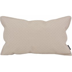 Sierkussen Embossed Beige | 30 x 50 cm | PU Leder