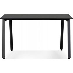 AMADEUS design recht bureau 160x80x745 cm Zwart